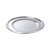 Lot de 2 plateaux ronds jetables argent 30 cm