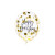 Lot de 3 ballons latex Happy New Year confettis or 30 cm Lot de 3 ballons latex Happy New Year confettis or 30 cm