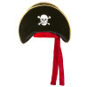 Chapeau Pirate Anne avec un ruban rouge