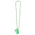 Collier verre shooter Saint Patrick