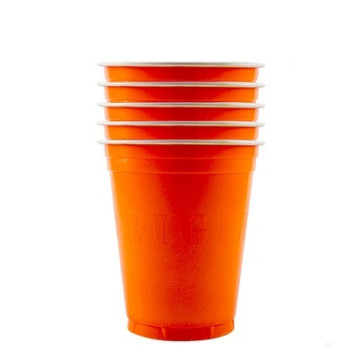 Lot de 20 gobelets cups oranges 53 cl