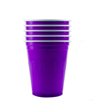 Lot de 20 gobelets cups violets 53 cl