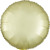 Ballon rond satin luxe jaune pastel 43 cm