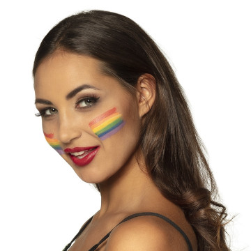 Maquillage rainbow en stick 6 en 1