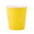 Lot de 25 gobelets en carton jaune 20 cl