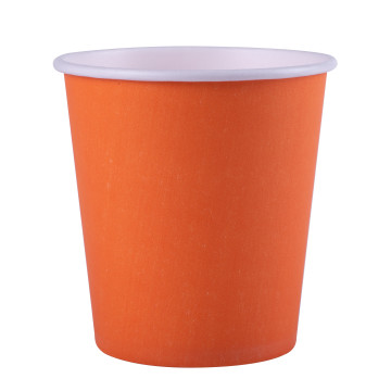 Lot de 25 gobelets en carton orange 20 cl