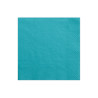 Lot de 20 serviettes en papier turquoise 33 x 33 cm