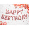 Ballon lettres Happy Birthday rose gold 340 x 35 cm