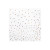 Lot de 20 serviettes en papier blanc pois rose gold 33 x 33 cm