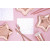 Lot de 20 serviettes en papier blanc pois rose gold 33 x 33 cm