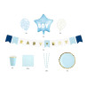 Box kit déco baby shower garçon 49 pièces