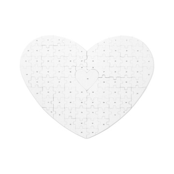 Livre d'or puzzle forme cœur 45 x 35,5 cm