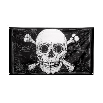 Drapeau anniversaire pirate 90 x 150 cm