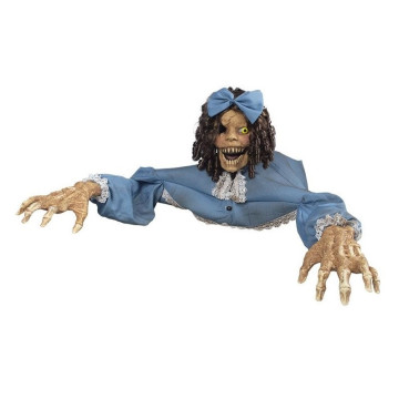 Automate fille rampante effrayante Halloween