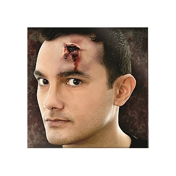 Fausse Cicatrice impact de balle Halloween