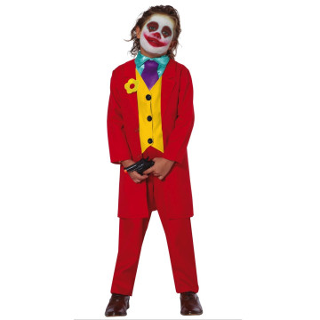 Déguisement Joker rouge garçon Halloween