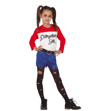 Déguisement Crazy Harley fille Halloween