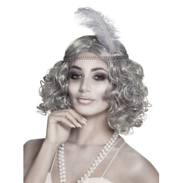 Perruque Fantôme Flapper Halloween