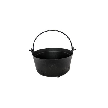 Chaudron noir Dia Halloween 23 x 13 cm