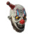 Masque clown effrayant chapeau pointu rouge Halloween