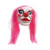 Masque clown avec cheveux Halloween