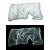 Tissu/Vêtement de fantôme Halloween 50 x 350 cm Tissu/Vêtement de fantôme Halloween 50 x 350 cm