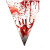 Guirlande fanions sanguinolent Halloween 5 m Guirlande fanions sanguinolent Halloween 5 m