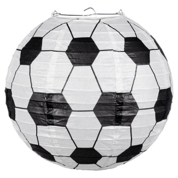 Lanterne Football en papier D 25 cm