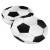 Lot de 6 sous-verre Football D 10 cm