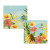 Lot de 12 serviettes Paradise 33 x 33 cm