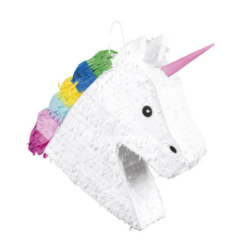 Pinata Tête de Licorne 42 x 40 cm