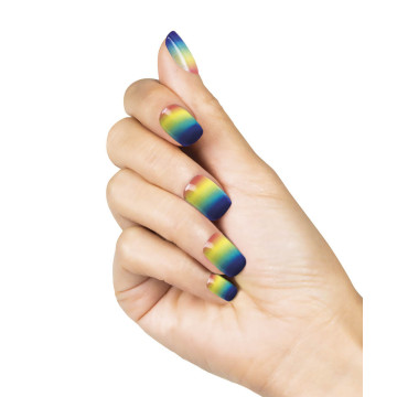 Faux-ongles adhésifs Rainbow