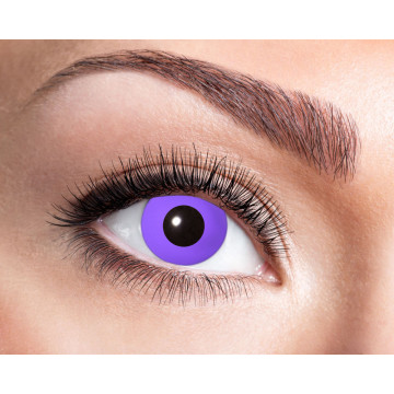 Lentilles Gothique violettes Halloween 1 semaine