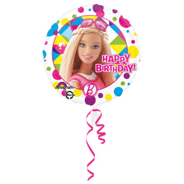 Ballon Barbie Happy Birthday