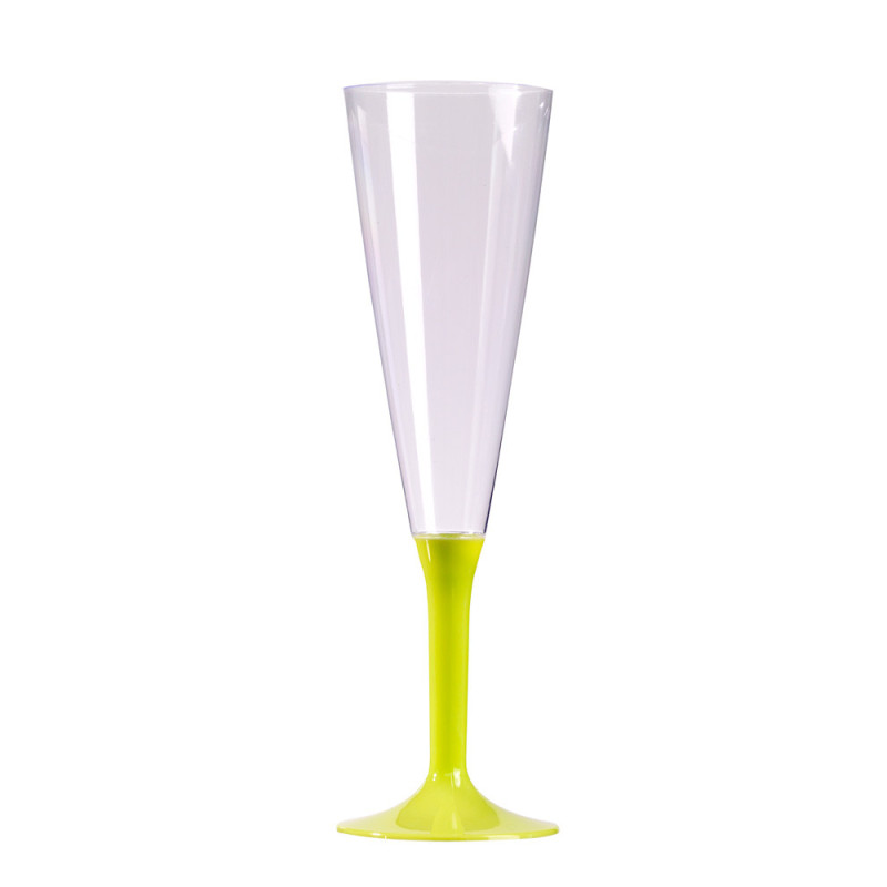 60 Flûtes à Champagne En Plastique Réutilisables 160 Ml - Incassables, Lave-vaisselle - Pour Mariage, Fête, événement