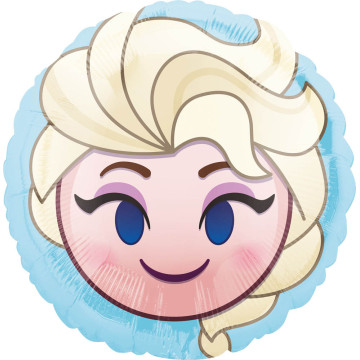 Ballon Reine des Neiges Elsa Emoji
