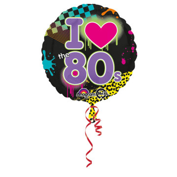 Ballon I love the 80's