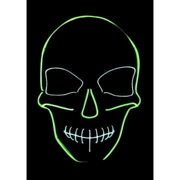 Masque La Purge neon Squelette Halloween