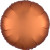 Ballon rond satin luxe ambre 43 cm