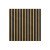 Lot de 20 serviettes noires lignes or 33 x 33 cm