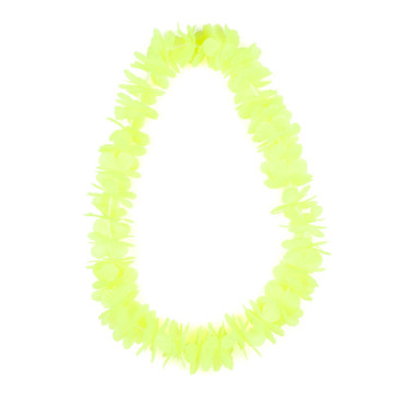 Collier hawai jaune 2