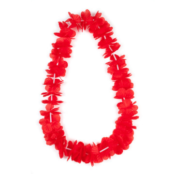 Collier hawai rouge 2