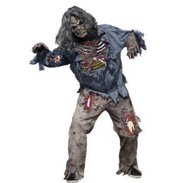 Déguisement Zombie chemise  relief 3D Halloween taille standard