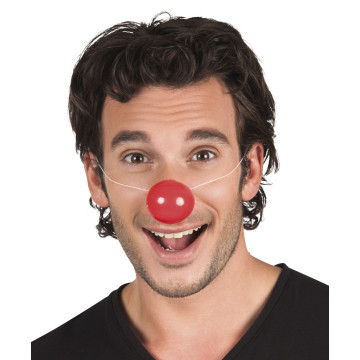 Lot de 6 nez de clown plastique