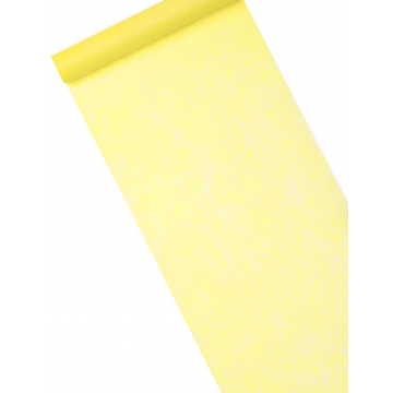 Chemin de table jaune 30cm x 10 m