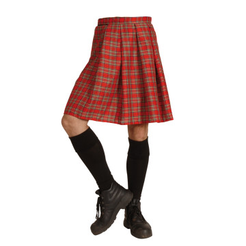 Kilt écossais Tartan rouge