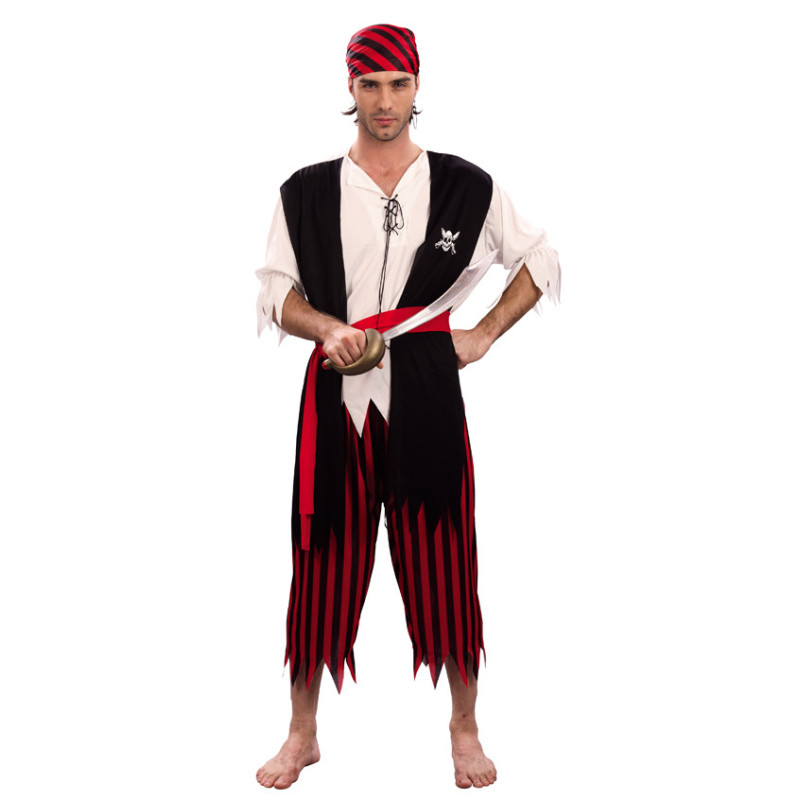 Déguisement Pirate Fille FIESTAS GUIRCA – Robe, Foulard Et Ceinture, 10-12 Ans, Polyester, Costume Carnaval