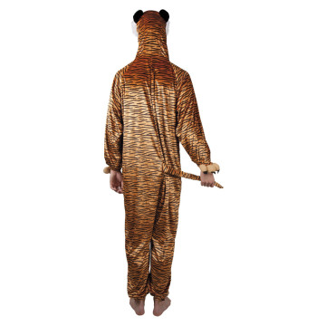 Déguisement Tigre peluche tailleM/L max 1,80 m