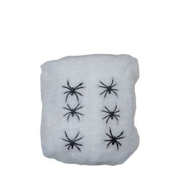 Toile d’araignée halloween blanche 100 g