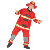 Déguisement pompier rouge